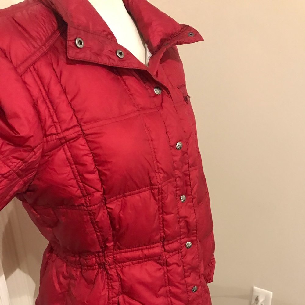 Cherry Red Athleta Puffer